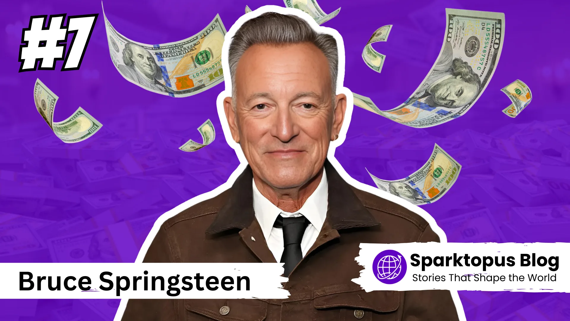 Bruce springsteen - 7th richest musician in the world 2025
