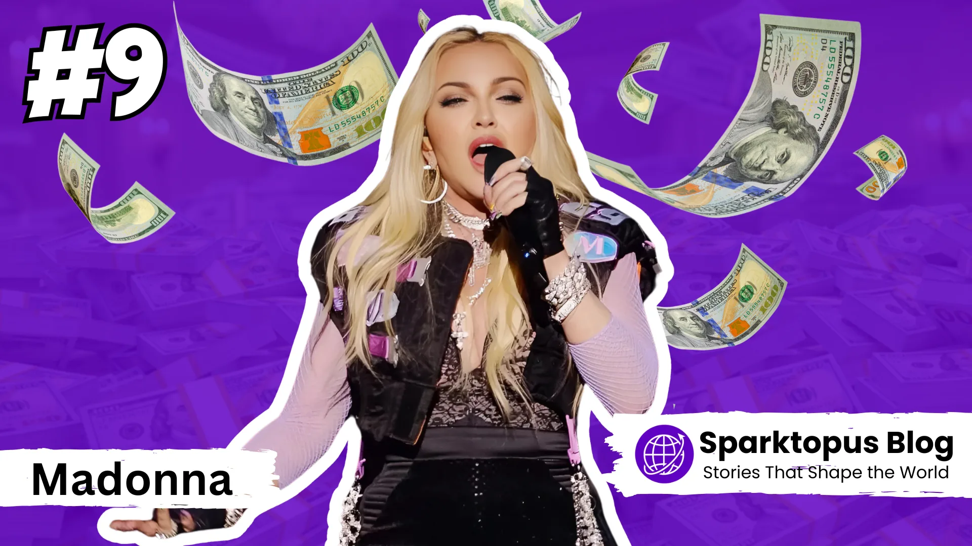 Madonna - 9th richest musician in the world 2025