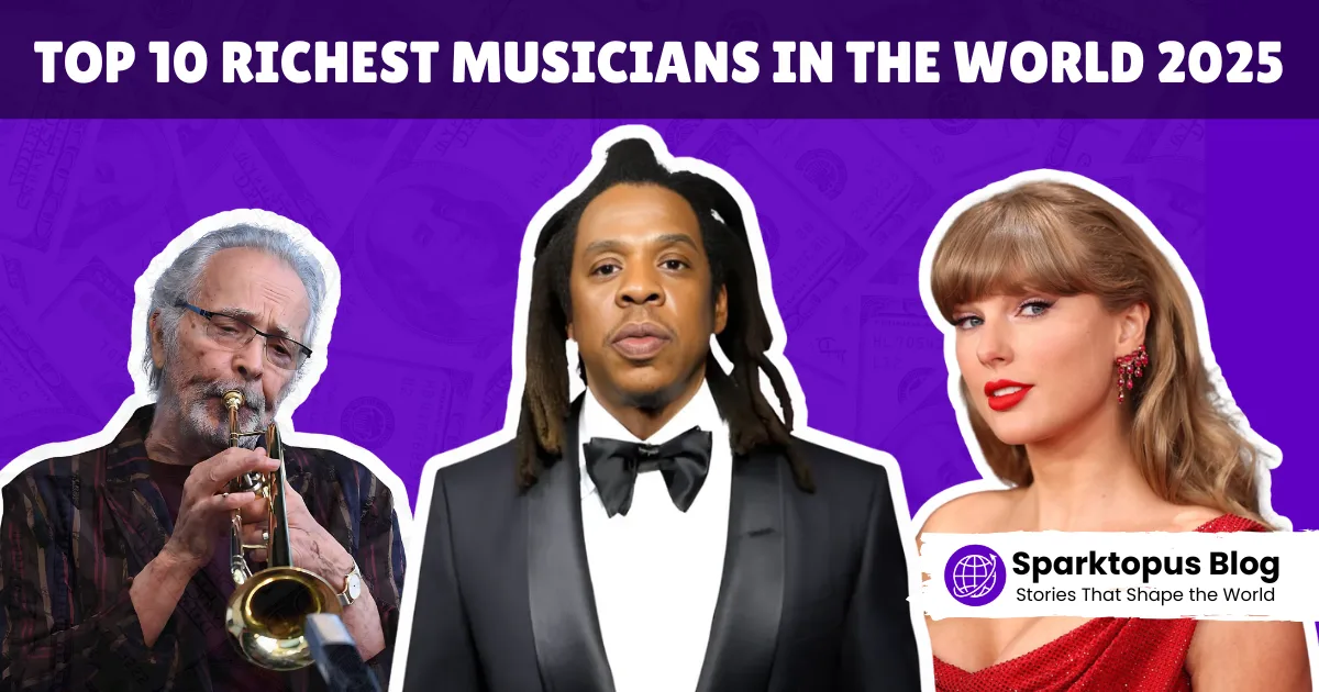 Top 10 richest musicians in the world 2025