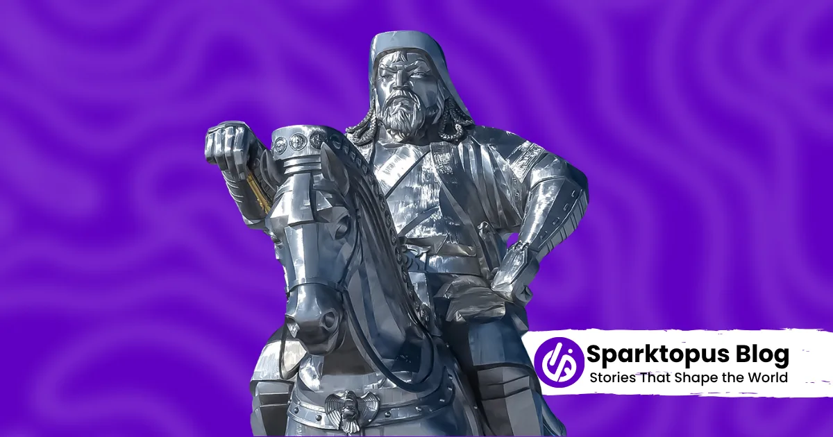 A statue of genghis khan
