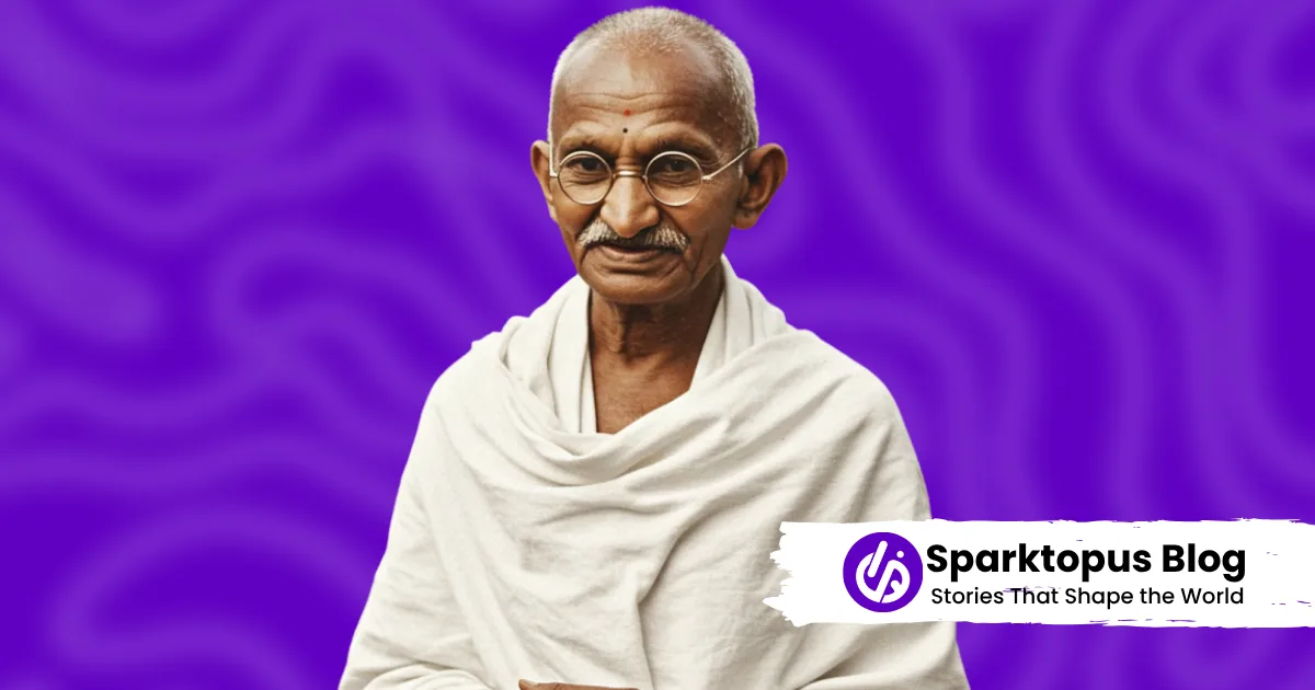 A photo of mahatma gandhi