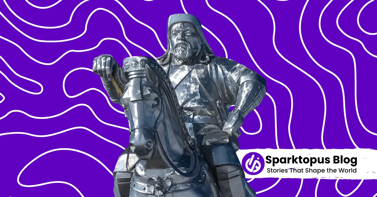 A statue of genghis khan