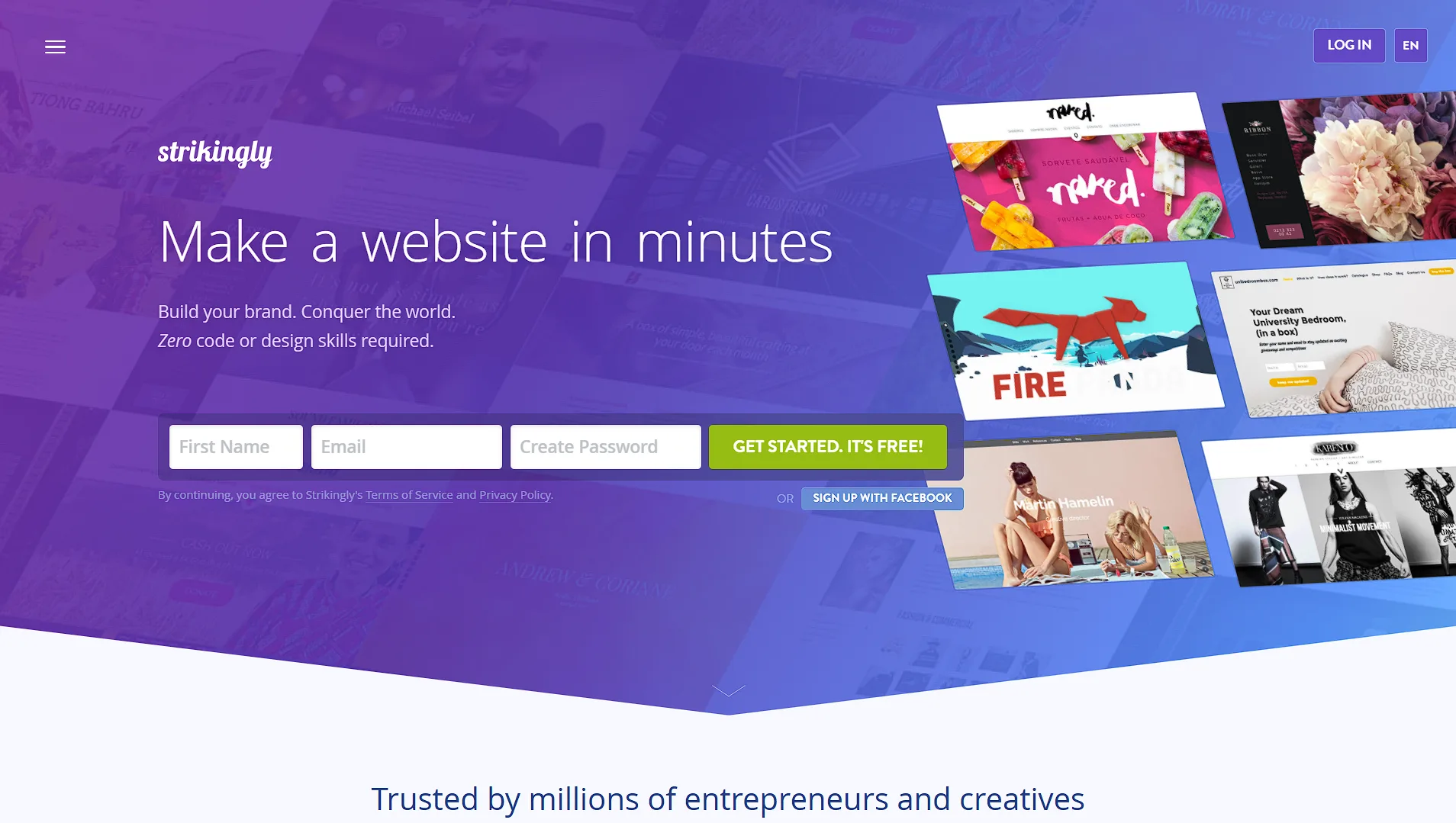 Strikingly is the best