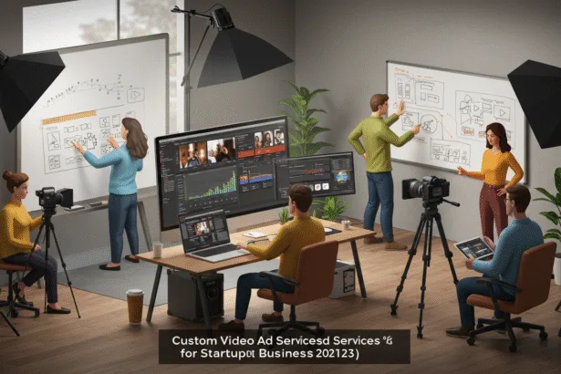 Custom video ad services for startups and small businesses in 2025 — creative marketing team producing engaging video ads to boost brand awareness and sales.