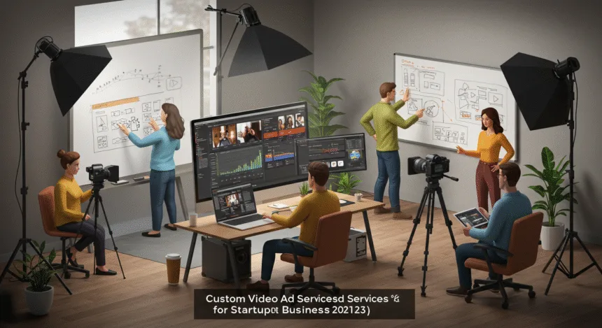 Custom video ad services for startups and small businesses in 2025 — creative marketing team producing engaging video ads to boost brand awareness and sales.