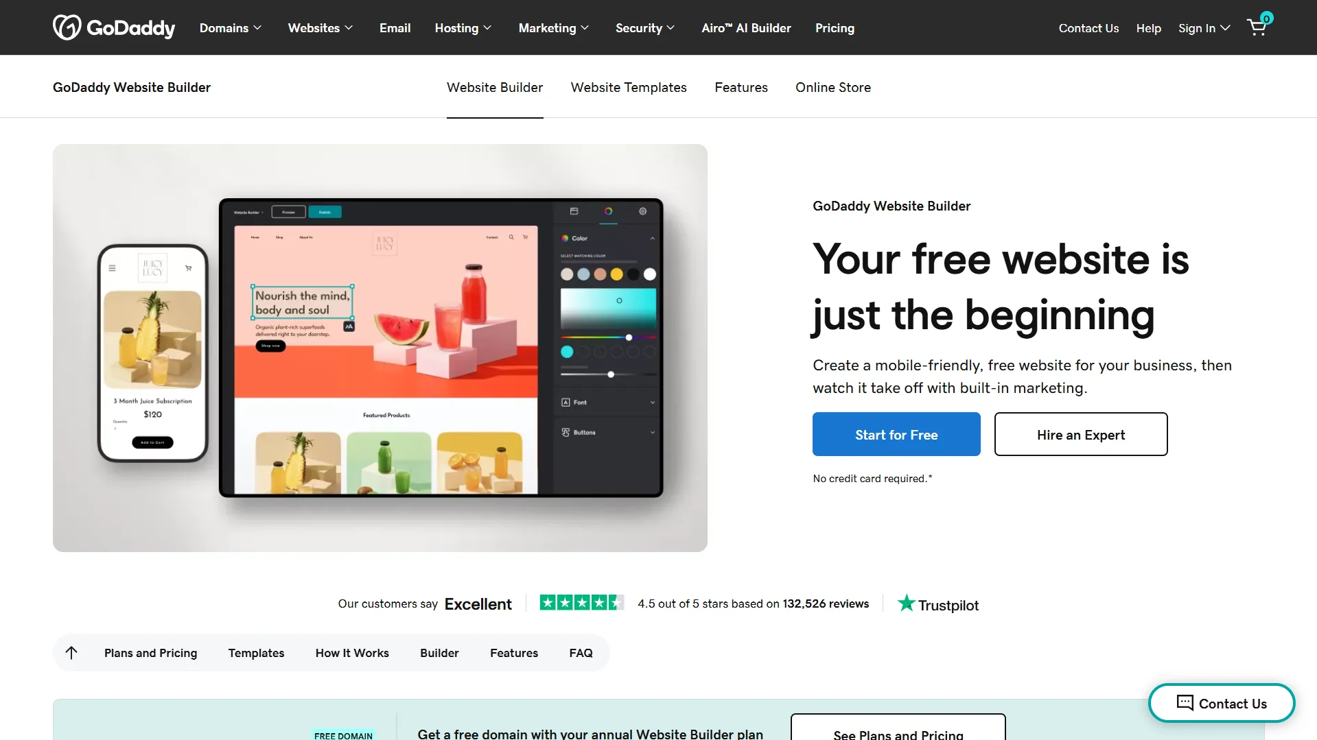 GoDaddy Website Builder - 21 Website Builders Ranked in 2026 (The Results Surprised Me)