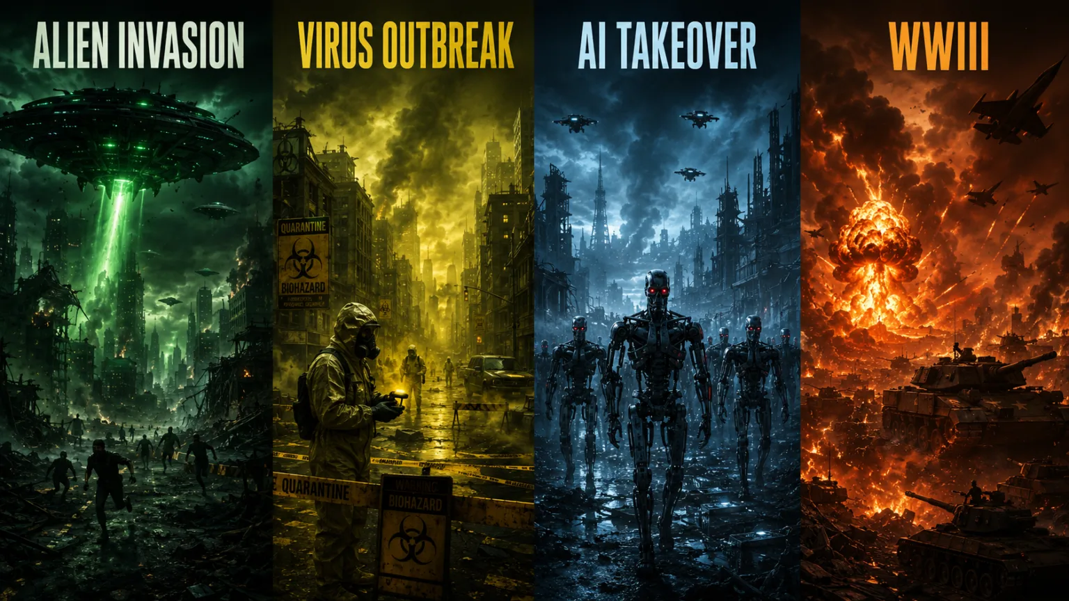 The 4 Biggest Threats Humanity Fears Most