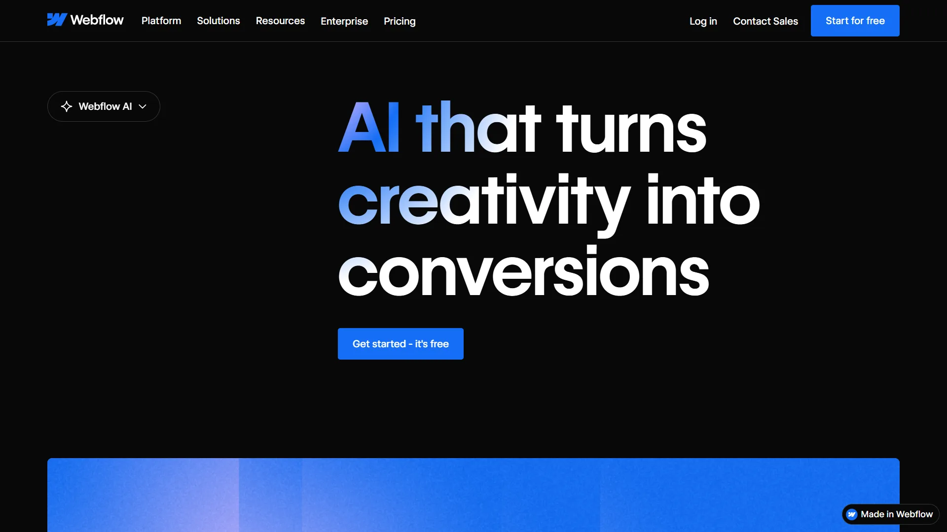 Webflow AI