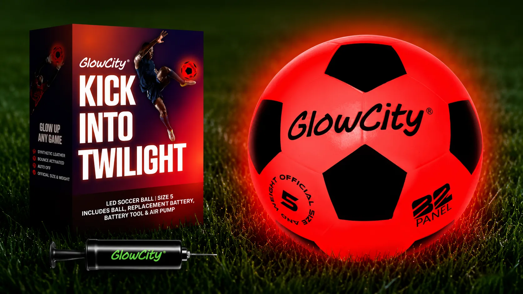 LED Glowing Soccer Ball