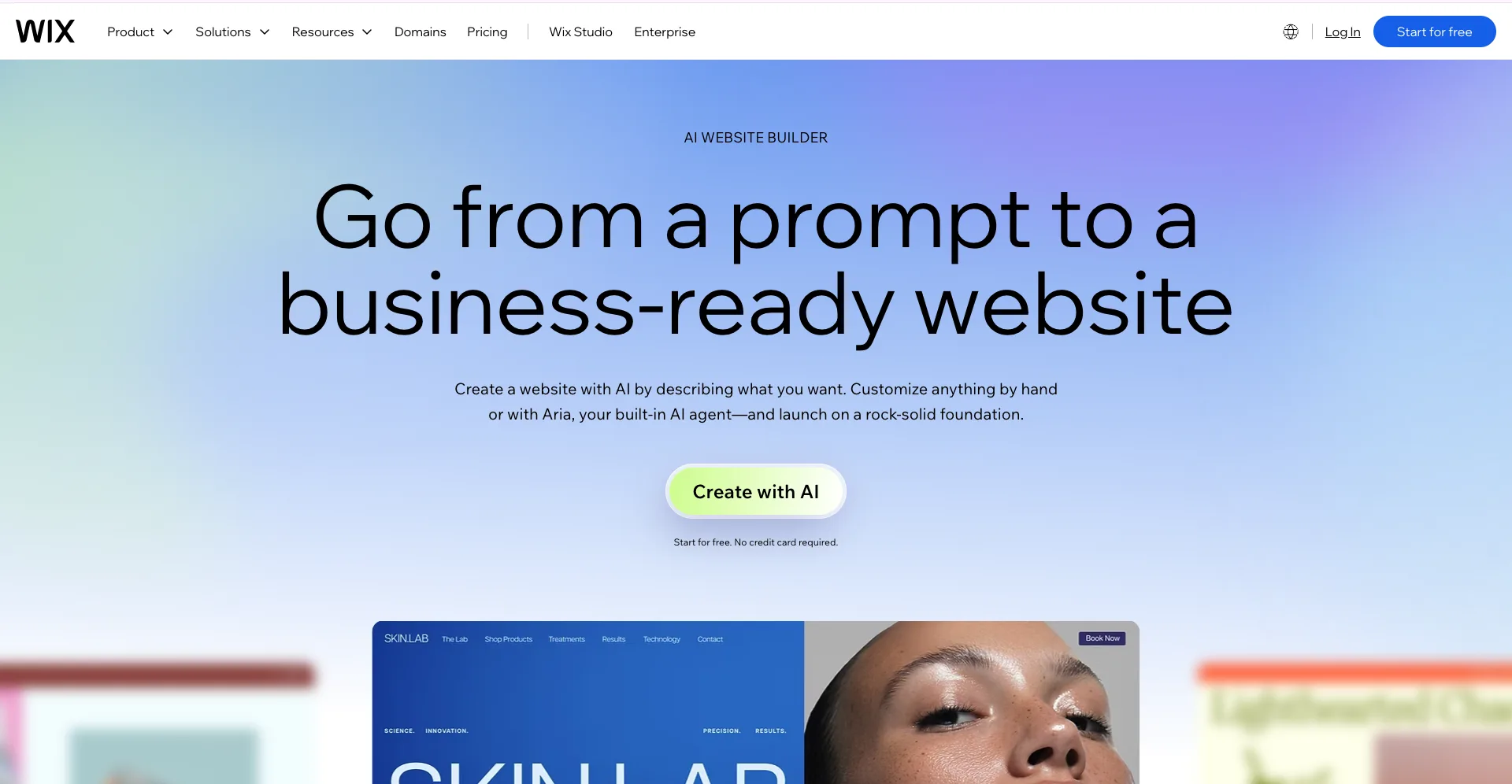Wix AI Website Builder