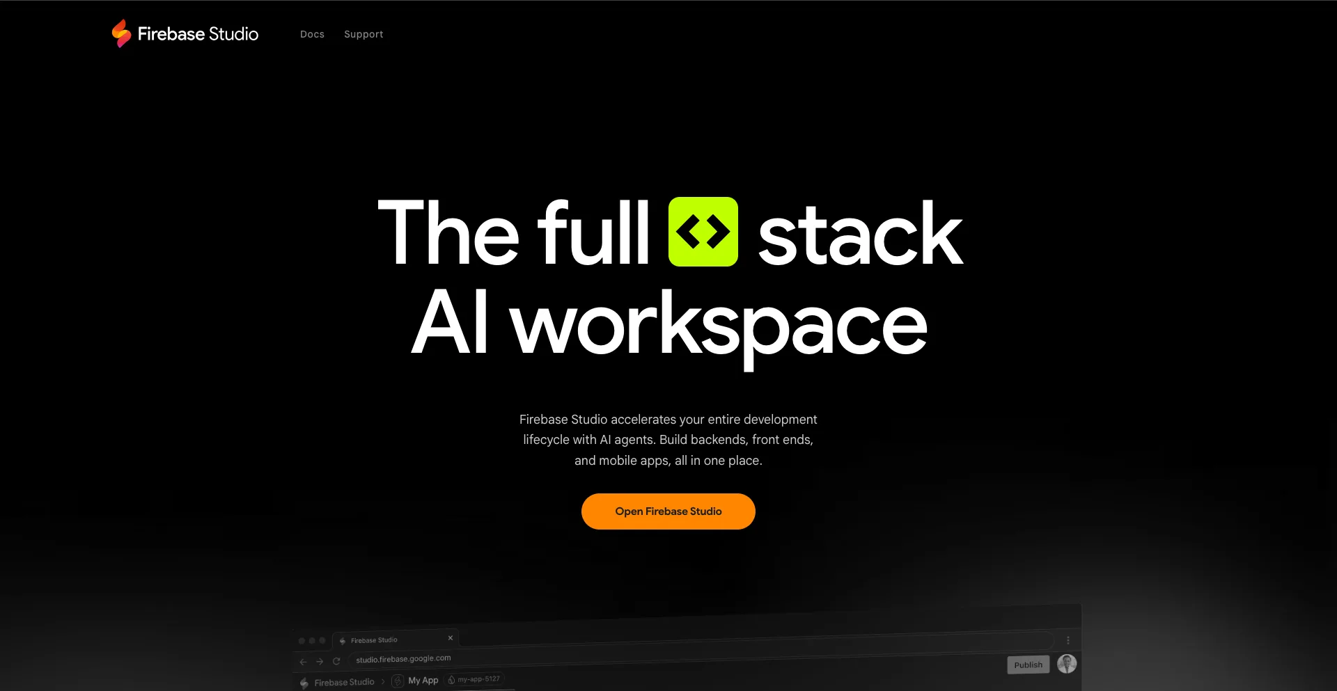 Google Firebase Studio